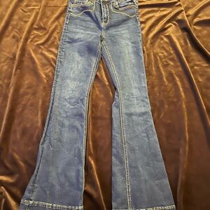 Stetson Women's Classic Blue Flare Jeans